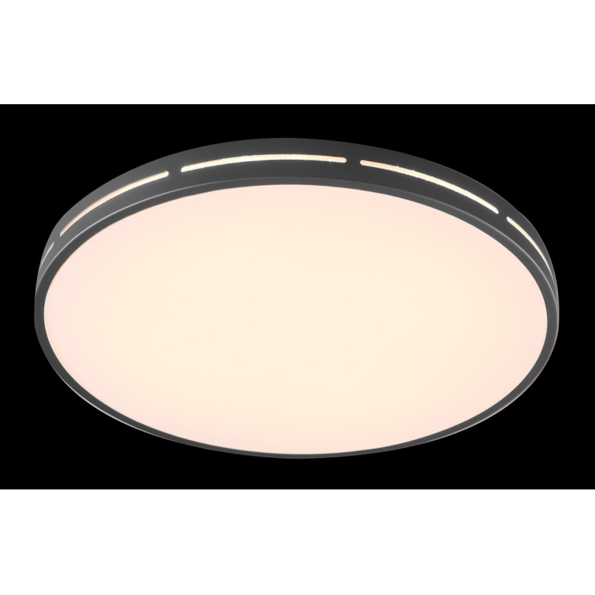 Immax NEO 07145-B42 - LED Dimmable ceiling light NEO LITE VISTAS LED/24W/230V Tuya Wi-Fi black + remote control