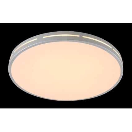 Immax NEO 07147-S42 - LED Dimmable ceiling light NEO LITE VISTAS LED/24W/230V Tuya Wi-Fi silver + remote control