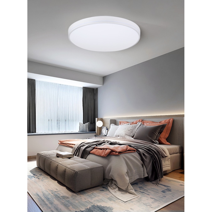 Immax NEO 07149-W51 - LED Dimmable ceiling light NEO LITE AREAS LED/48W/230V Tuya Wi-Fi white + remote control