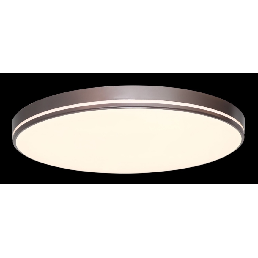 Immax NEO 07150-C51 - LED Dimmable ceiling light NEO LITE AREAS LED/48W/230V Tuya Wi-Fi brown + remote control