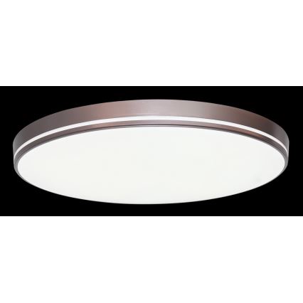 Immax NEO 07150-C51 - LED Dimmable ceiling light NEO LITE AREAS LED/48W/230V Tuya Wi-Fi brown + remote control