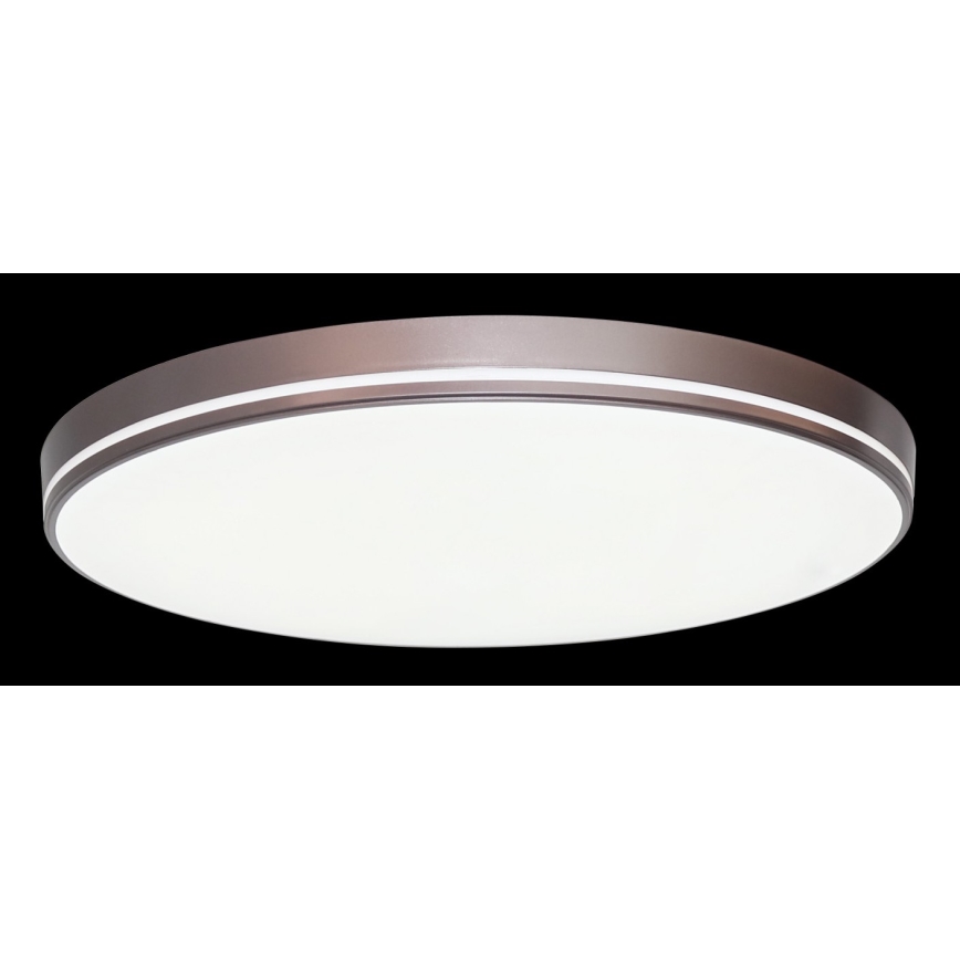 Immax NEO 07150-C51 - LED Dimmable ceiling light NEO LITE AREAS LED/48W/230V Tuya Wi-Fi brown + remote control