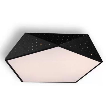 Immax NEO 07151-B40 - LED Dimmable ceiling light BRILIANT LED/20W/230V Wi-Fi Tuya black + remote control