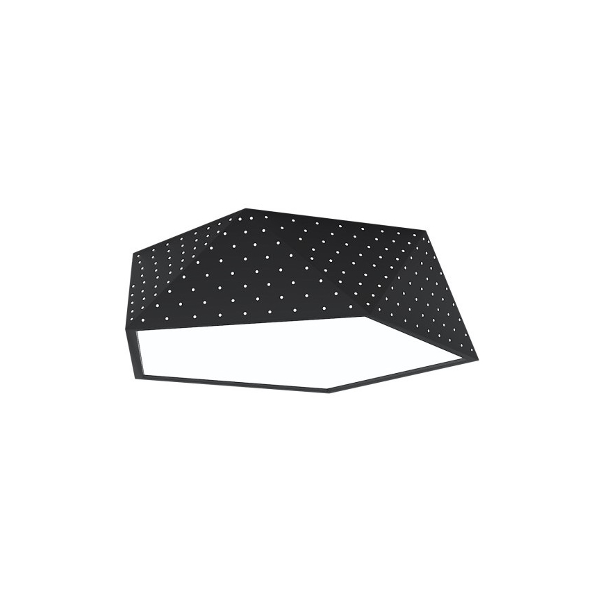 Immax NEO 07151-B40 - LED Dimmable ceiling light BRILIANT LED/20W/230V Wi-Fi Tuya black + remote control