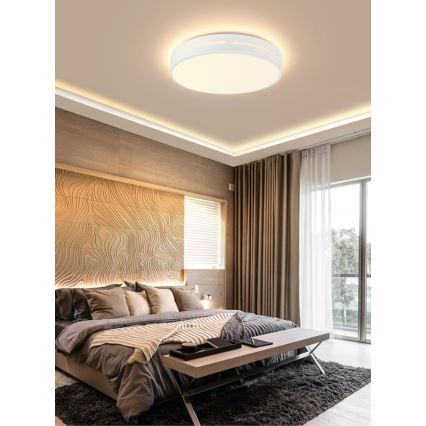 Immax NEO 07153-W30 - LED Dimmable ceiling light NEO LITE PERFECTO LED/24W/230V Wi-Fi Tuya white + remote control