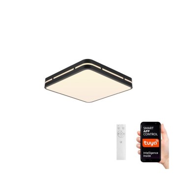 Immax NEO 07154-B30 - LED Dimmable ceiling light NEO LITE PERFECTO LED/24W/230V Wi-Fi Tuya black + remote control