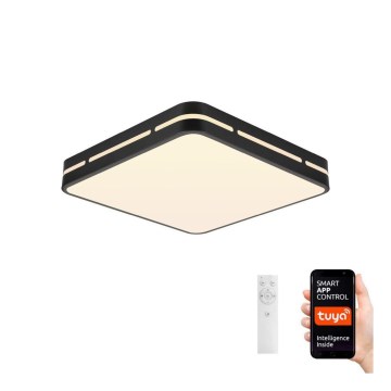 Immax NEO 07154-B42 - LED Dimmable ceiling light NEO LITE PERFECTO LED/48W/230V Wi-Fi Tuya black + remote control