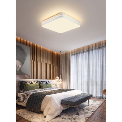 Immax NEO 07155-W30 - LED Dimmable ceiling light NEO LITE PERFECTO LED/24W/230V Wi-Fi Tuya white + remote control