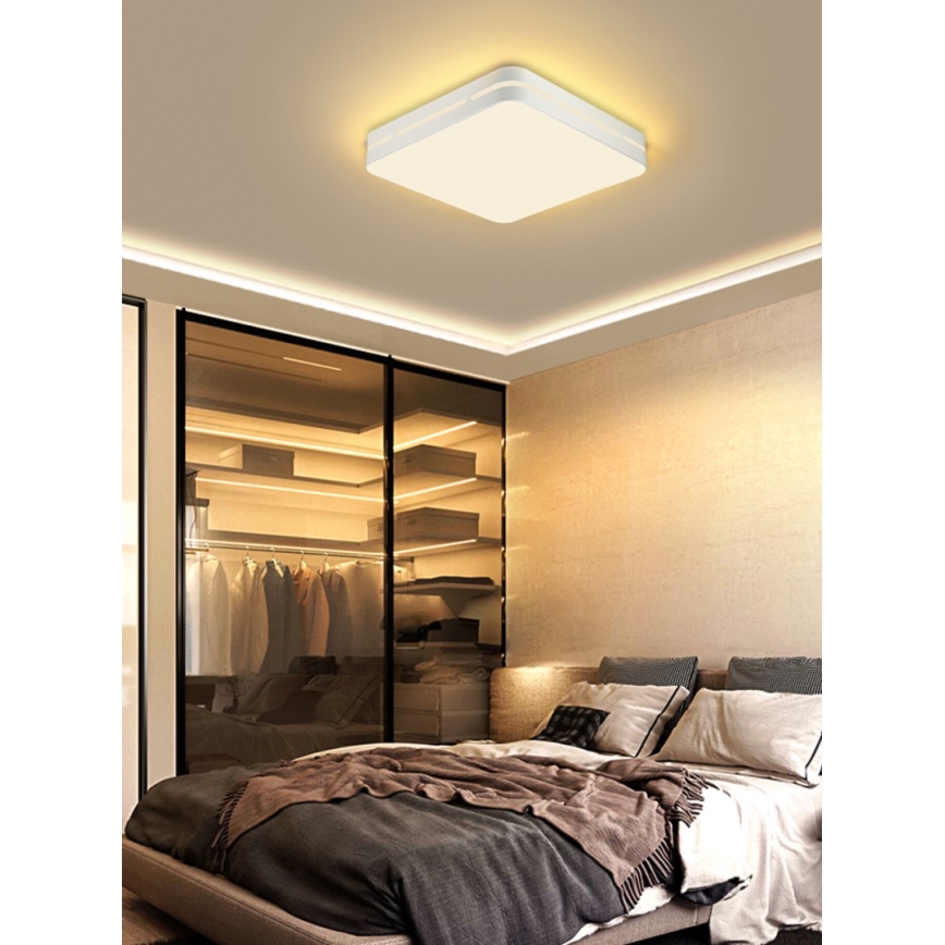 Immax NEO 07155-W42 - LED Dimmable ceiling light NEO LITE PERFECTO LED/48W/230V Wi-Fi Tuya white + remote control