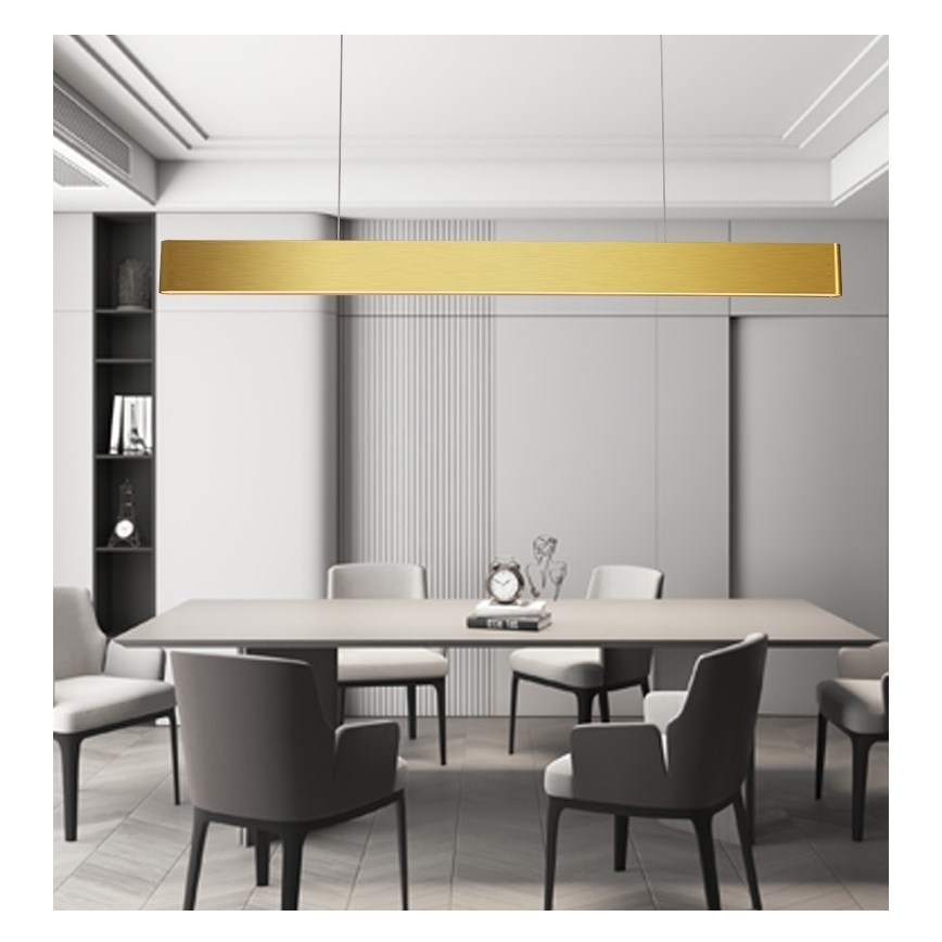 Immax NEO 07157-G120X - LED RGB+CCTW Dimmable chandelier on a string MILANO LED/40W/230V Tuya gold