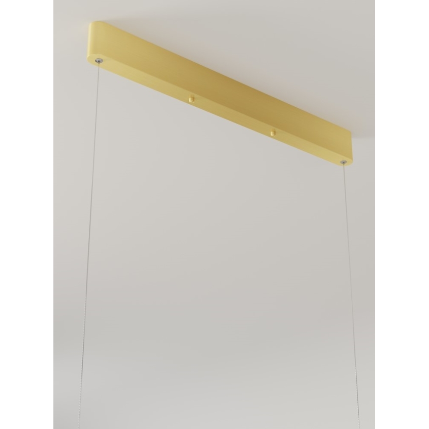 Immax NEO 07157-G120X - LED RGB+CCTW Dimmable chandelier on a string MILANO LED/40W/230V Tuya gold