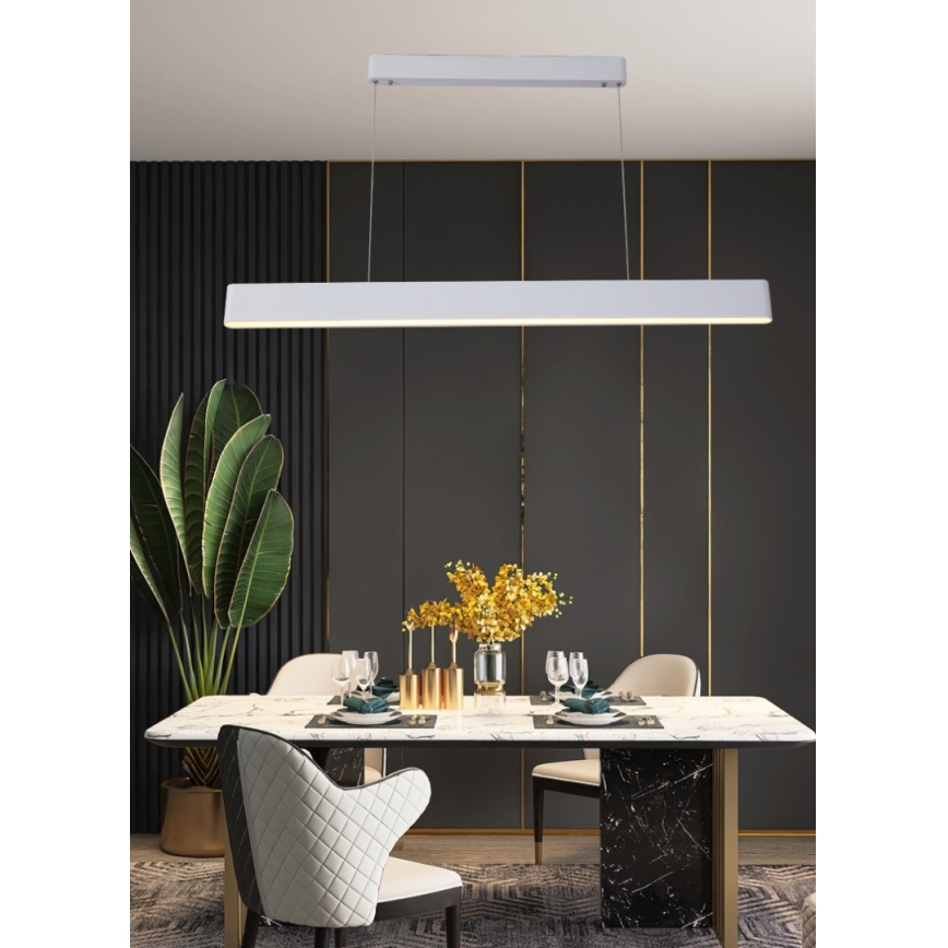 Immax NEO 07157-W120X - LED RGB+CCT Dimmable chandelier on a string MILANO LED/40W/230V Tuya white