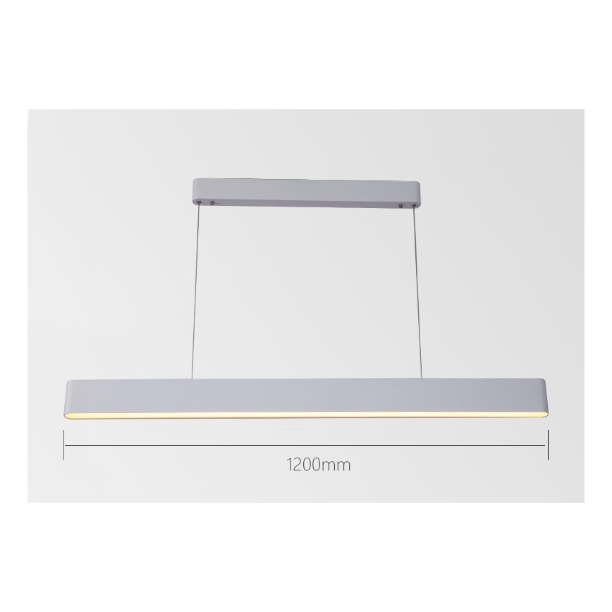 Immax NEO 07157-W120X - LED RGB+CCT Dimmable chandelier on a string MILANO LED/40W/230V Tuya white