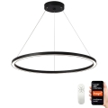 Immax NEO 07158-B80 - LED Dimmable chandelier on a string FINO LED/60W/230V Tuya black + remote control