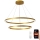 Immax NEO 07159-G80-60 - LED Dimmable chandelier on a string FINO LED/93W/230V Tuya gold + remote control