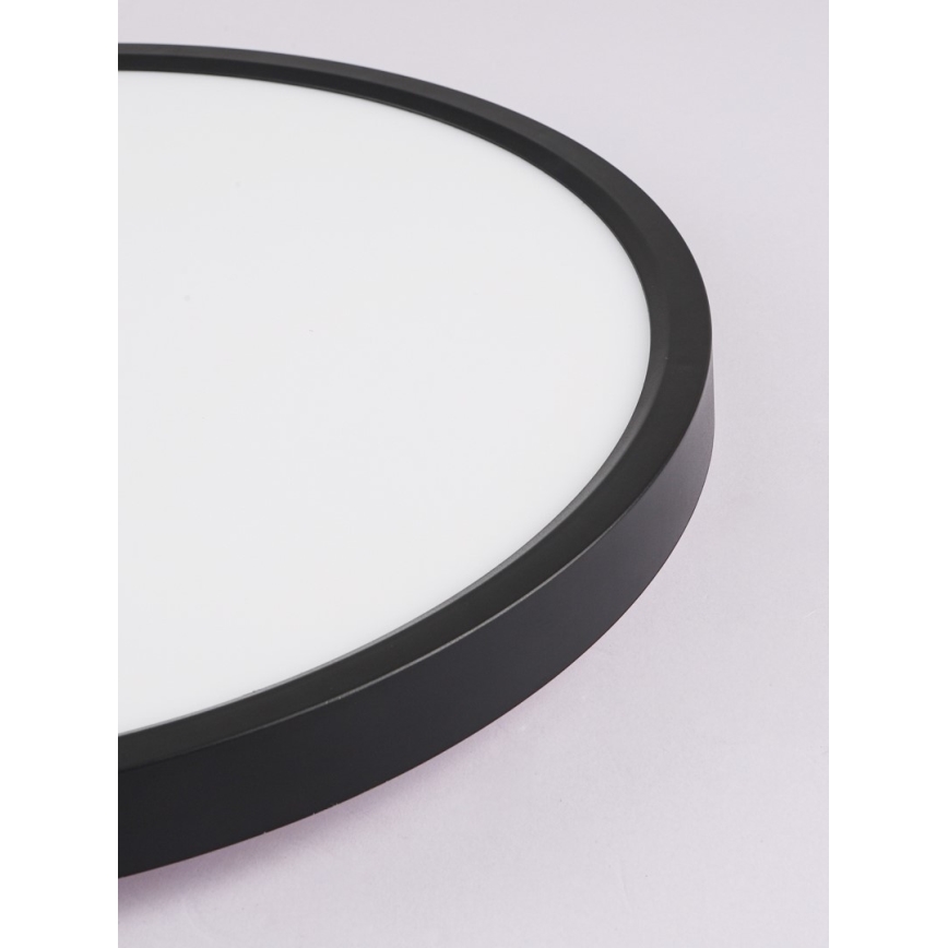 Immax NEO 07166-B40 - LED RGB+CCT Dimmable ceiling light NEO LITE TUDO LED/50W/230V Wi-Fi Tuya black + remote control