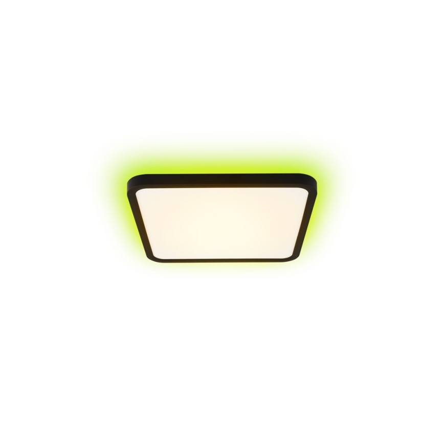 Immax NEO 07167-B40 - LED RGB+CCT Dimmable ceiling light NEO LITE TUDO LED/50W/230V Wi-Fi Tuya black + remote control