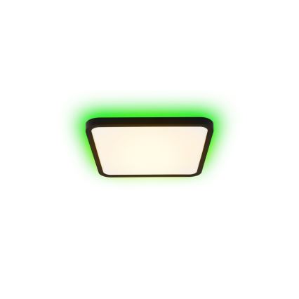 Immax NEO 07167-B40 - LED RGB+CCT Dimmable ceiling light NEO LITE TUDO LED/50W/230V Wi-Fi Tuya black + remote control