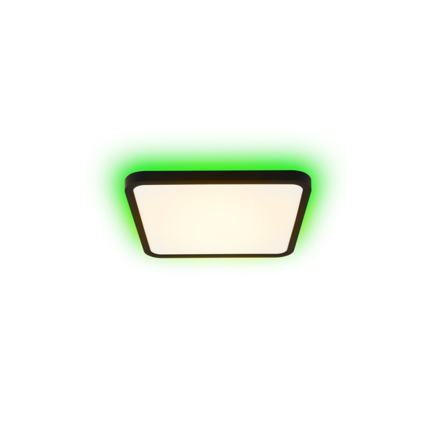 Immax NEO 07167-B40 - LED RGB+CCT Dimmable ceiling light NEO LITE TUDO LED/50W/230V Wi-Fi Tuya black + remote control