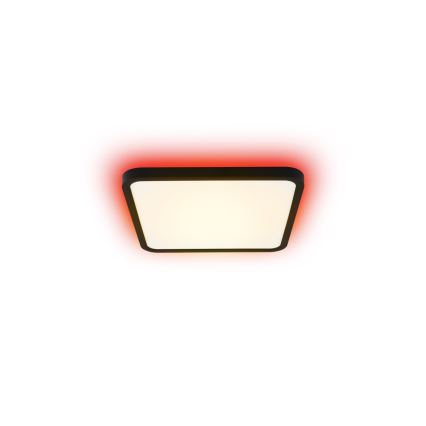 Immax NEO 07167-B40 - LED RGB+CCT Dimmable ceiling light NEO LITE TUDO LED/50W/230V Wi-Fi Tuya black + remote control