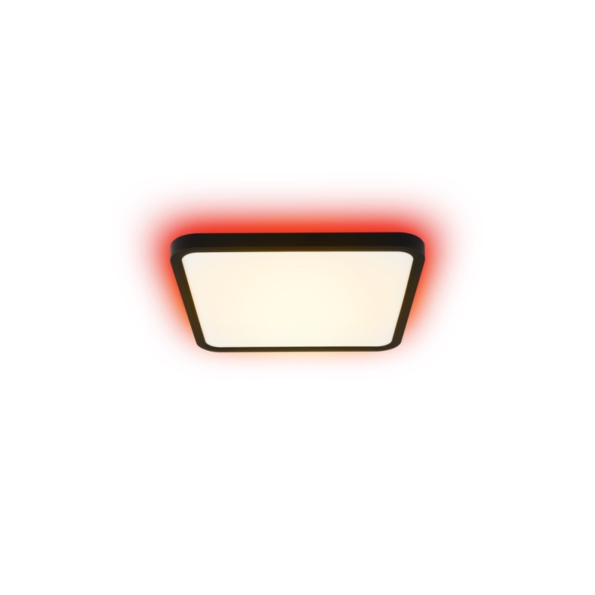 Immax NEO 07167-B40 - LED RGB+CCT Dimmable ceiling light NEO LITE TUDO LED/50W/230V Wi-Fi Tuya black + remote control
