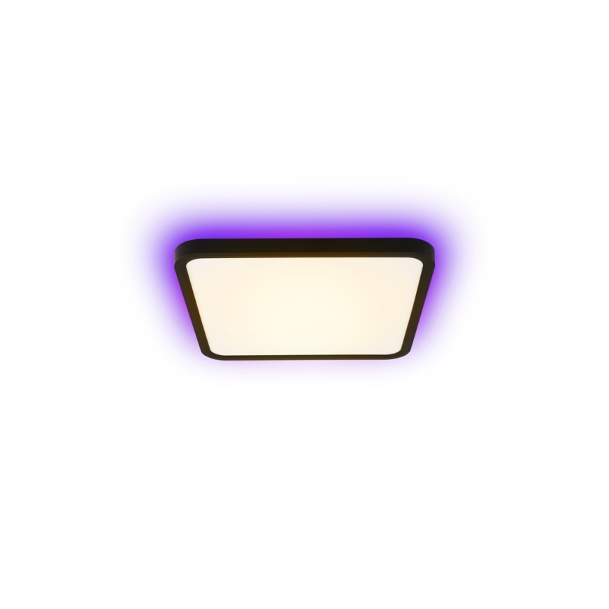 Immax NEO 07167-B40 - LED RGB+CCT Dimmable ceiling light NEO LITE TUDO LED/50W/230V Wi-Fi Tuya black + remote control