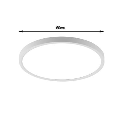 Immax NEO 07169-W60 - LED RGB+CCT Dimmable ceiling light NEO LITE TUDO 65W/230V 2700-6500K Wi-Fi Tuya + remote control white