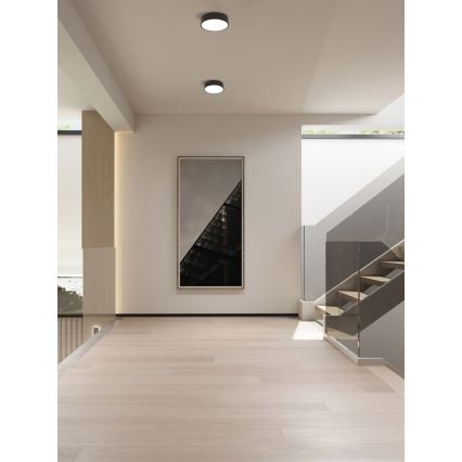 Immax NEO 07200L - LED Dimmable ceiling light RONDATE LED/18W/230V 3000-6000K d. 25 cm black Tuya + remote control