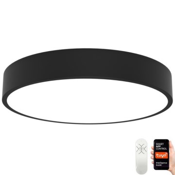 Immax NEO 07202L - LED Dimmable ceiling light RONDATE LED/53W/230V black Tuya + remote control