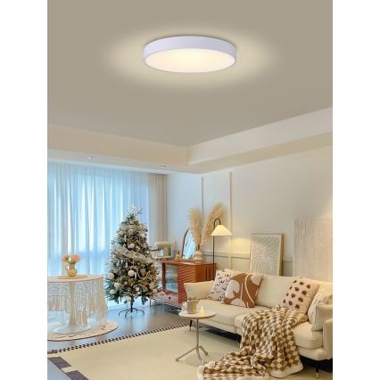 Immax NEO 07206L - LED Dimmable ceiling light RONDATE LED/53W/230V white Tuya + remote control
