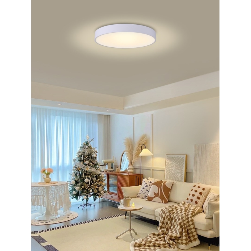 Immax NEO 07206L - LED Dimmable ceiling light RONDATE LED/53W/230V white Tuya + remote control