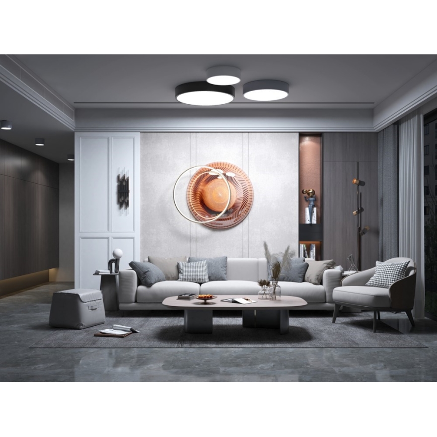 Immax NEO 07206L - LED Dimmable ceiling light RONDATE LED/53W/230V white Tuya + remote control