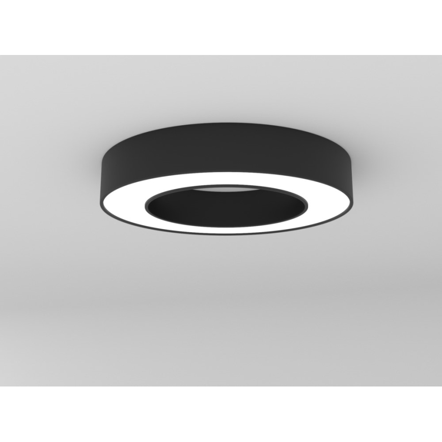 Immax NEO 07209L - LED Dimmable ceiling light PASTEL LED/53W/230V 60 cm black Tuya + remote control