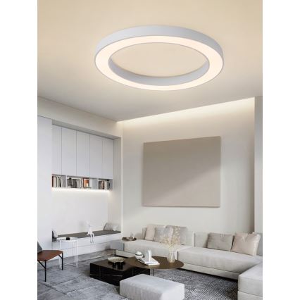 Immax NEO 07213L - LED Dimmable ceiling light PASTEL LED/68W/230V 95 cm white Tuya + remote control