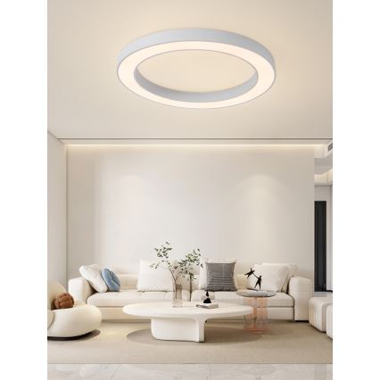 Immax NEO 07213L - LED Dimmable ceiling light PASTEL LED/68W/230V 95 cm white Tuya + remote control