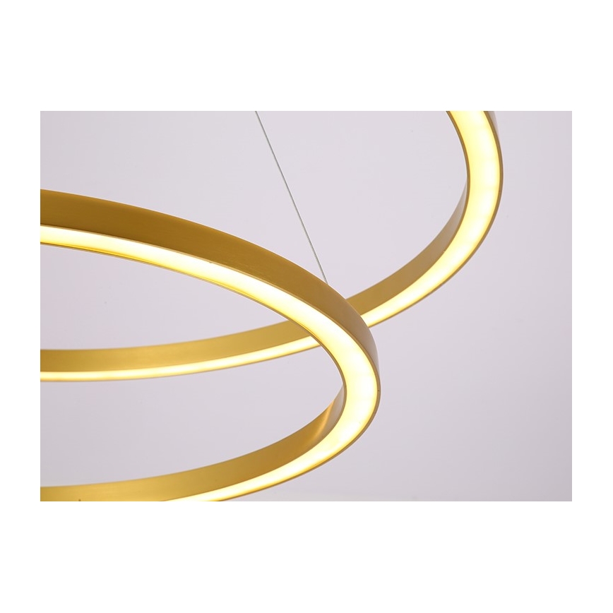 Immax NEO 07218L - LED Dimmable chandelier on a string FINO LED/93W/230V 60/80cm gold Tuya + remote control