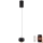 Immax NEO 07219L - LED Dimmable chandelier on a string DORMINE LED/6W/230V matte black Tuya + remote control