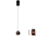 Immax NEO 07220L - LED Dimmable chandelier on a string DORMINE LED/6W/230V shiny black Tuya + remote control