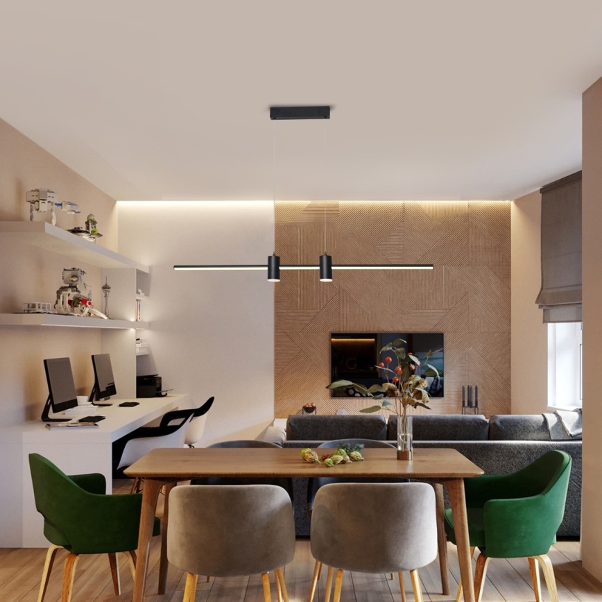Immax NEO 07230L - LED Dimmable chandelier on a string NEO LITE ESTRELAS LED/30W/230V 2700-6500K Wi-Fi Tuya + remote control