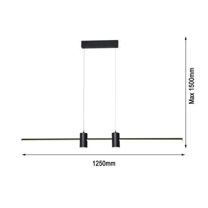 Immax NEO 07230L - LED Dimmable chandelier on a string NEO LITE ESTRELAS LED/30W/230V 2700-6500K Wi-Fi Tuya + remote control