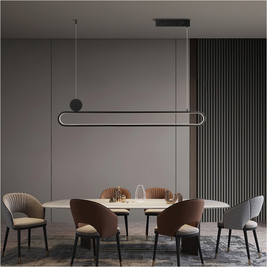 Immax NEO 07231L - LED Dimmable chandelier on a string NEO LITE OVALE LED/50W/230V 2700-6500K Wi-Fi Tuya + remote control