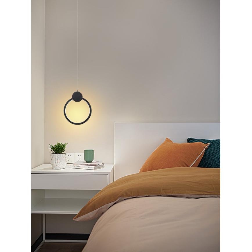 Immax NEO 07233L - LED Dimmable chandelier on a string NEO LITE OVALE LED/18W/230V Wi-Fi Tuya 2700-6500K + remote control