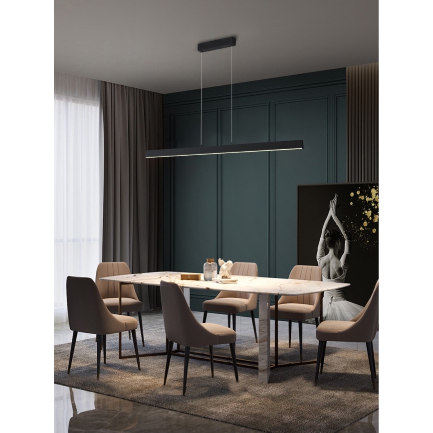 Immax NEO 07234L - LED Dimmable chandelier on a string NEO LITE TRIANGOLO LED/28W/230V Wi-Fi Tuya 2700-6500K + remote control