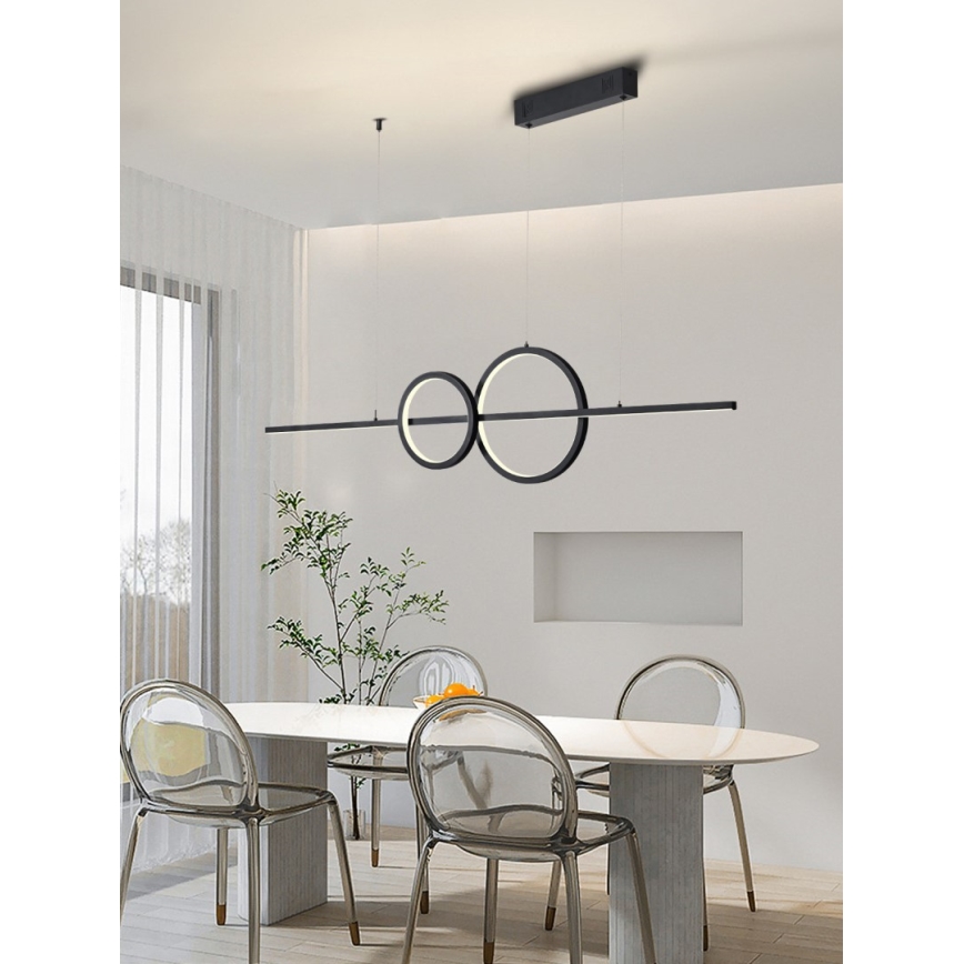 Immax NEO 07236L - LED Dimmable chandelier on a string NEO LITE RONDAS LED/56W/230V Tuya Wi-Fi 2700-6500K + remote control