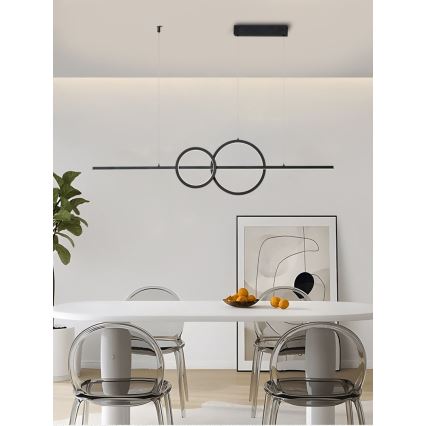 Immax NEO 07236L - LED Dimmable chandelier on a string NEO LITE RONDAS LED/56W/230V Tuya Wi-Fi 2700-6500K + remote control