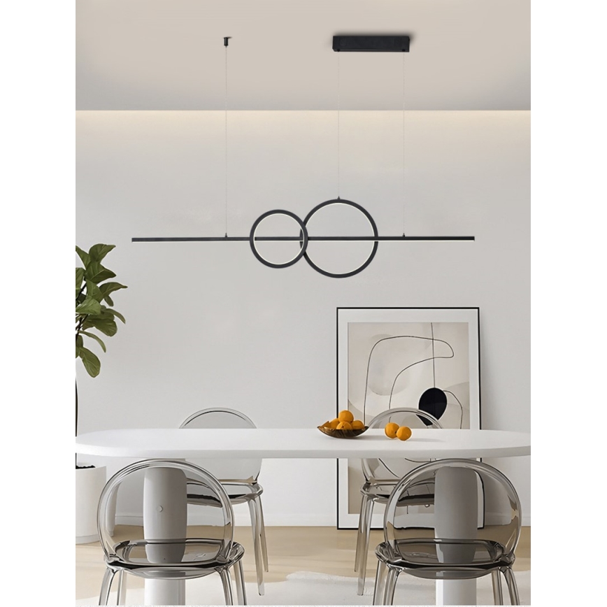 Immax NEO 07236L - LED Dimmable chandelier on a string NEO LITE RONDAS LED/56W/230V Tuya Wi-Fi 2700-6500K + remote control
