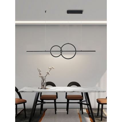 Immax NEO 07236L - LED Dimmable chandelier on a string NEO LITE RONDAS LED/56W/230V Tuya Wi-Fi 2700-6500K + remote control