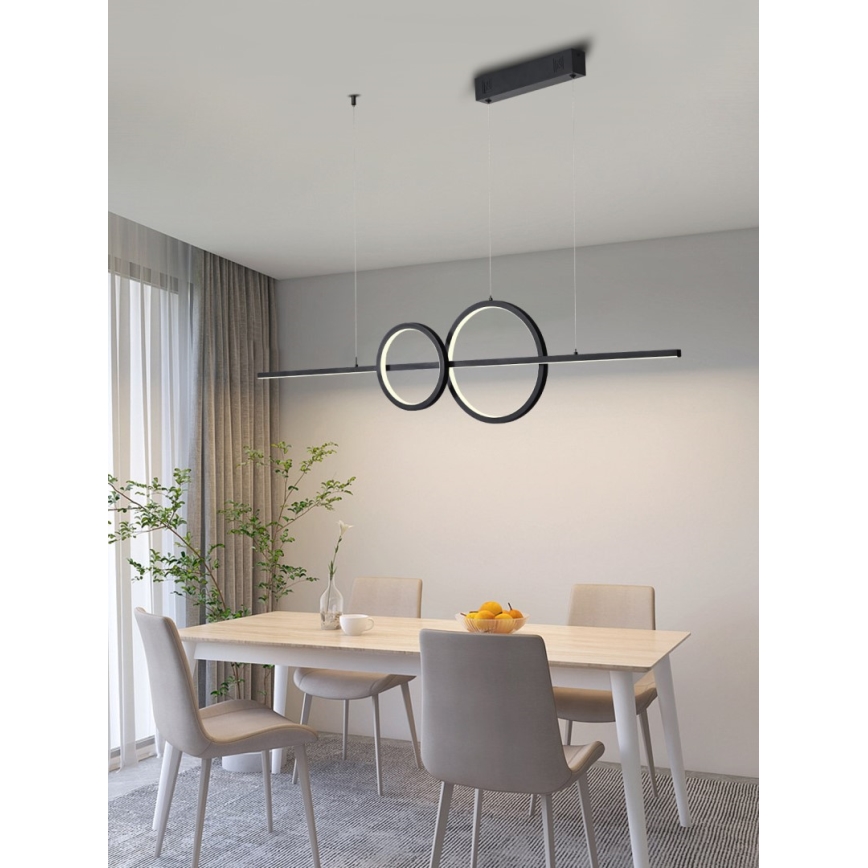 Immax NEO 07236L - LED Dimmable chandelier on a string NEO LITE RONDAS LED/56W/230V Tuya Wi-Fi 2700-6500K + remote control
