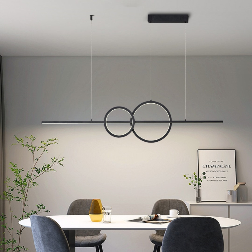 Immax NEO 07236L - LED Dimmable chandelier on a string NEO LITE RONDAS LED/56W/230V Tuya Wi-Fi 2700-6500K + remote control