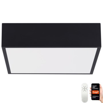 Immax NEO 07237L - LED Dimmable ceiling light CANTO LED/22W/230V black Tuya + remote control